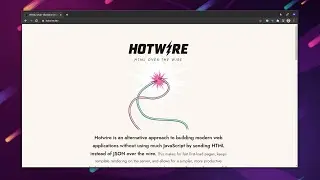 Hotwire & Laravel: Part 1