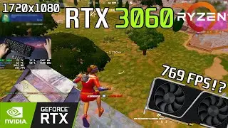 🚀 RTX 3060 + Ryzen 5 5600X 🚀 1720x1080 · LOW Meshes · FORTNITE Competitive Settings
