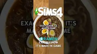 I made ramen from The Sims 4: City Living 
