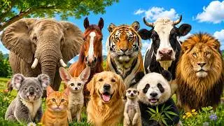 Animal Sounds for Kids | Learn Animal Names and Sounds for Toddlers 🐶🦁🐘