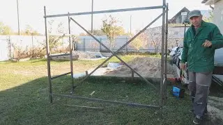 Как своими руками сделать строительные леса за безделицу