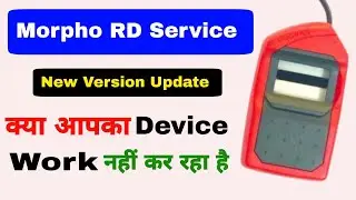 Morpho RD Service | New Update | Morpho Rd service New Version | MorphoRDService New Version2.0.1.54