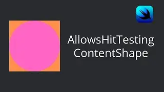 SwiftUI - AllowHitTesting in SwiftUI | How To Disable Interaction in SwiftUI | Content Shape SwiftUI