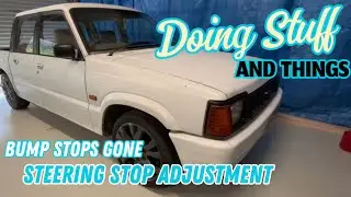 Bump stops ? Gone. Steering stop adjustment limiting the steering to help your ride turn better.