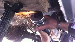 Removing rusty leaf springs how to 1966 Mustang Coupe - Day 45 - Part 1