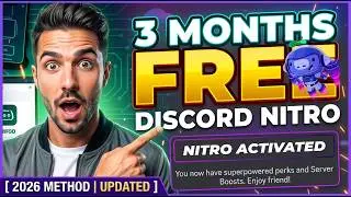 Discord Nitro 3 Months Free Method (2026)