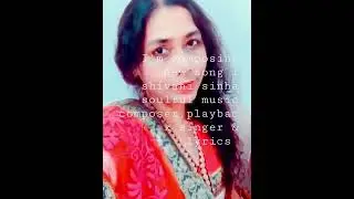 I'm composing hi I'm 😁 #shivanisinhamusiccomposer playback singer and lyrics #aamiakaboseaachi