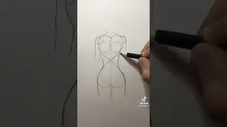 Как легко нарисовать женский торс