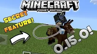 SECRET FEATURES TO MULES, DONKEYS & HORSES! - MCPE 0.15.0 News! - Minecraft Pocket Edition