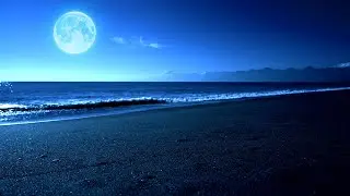 Fall Asleep Fast On This Peaceful Beach In Portugal, Waves Crashing At Night For Deep Sleeping