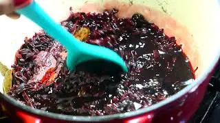Sorrel (Roselle) or Hibiscus Concentrate/Syrup | Taste of Trini