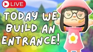 🔴 Building a Fairycore Entrance!!  | Animal Crossing New Horizons
