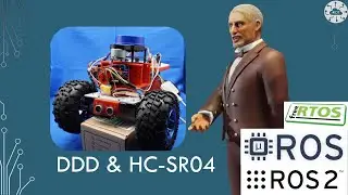 Adding  HC-SR04 Range Sensors to DDD, with ROS
