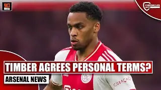 TIMBER AGREES PERSONAL TERMS WITH ARSENAL? Havertz's midfield role? Rice negotiations progressing!