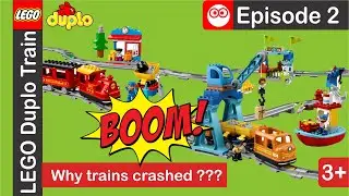 LEGO Duplo Train   Episod 2 -Trains Crash