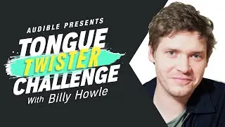 Billy Howle does his best Aussie accent | Audible Tongue Twister Challenge