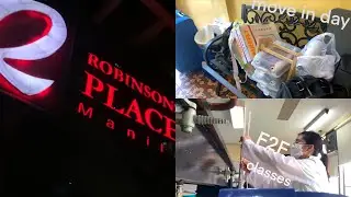 move in day + f2f class in mapua + going to the mall vlog | a mapuan's diary