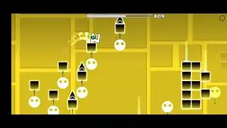 Fire Ball full / New Style of Level Of geometry dash (style classic)
