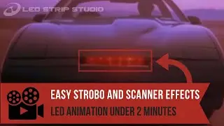 LED Strip Studio - How to create morph and strobo animation?