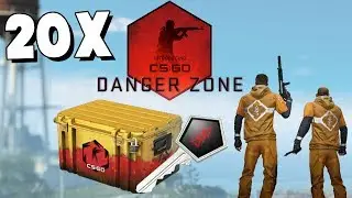 CS:GO - 20x Danger Zone Case Unboxing! BATTLE ROYALE MODE IS HERE!