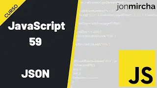 Curso JavaScript: 59. JSON - 