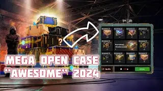 Mega open case “Awesome” 2024 #usmanoff #wotblitz #tank
