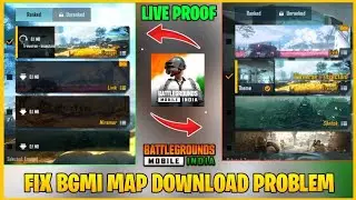 BGMI MAP DOWNLOAD PROBLEM FIX | DOWNLOAD FAILED DUE TO NETWORK ERROR BGMI | BGMI RESOURCE DOWNLOAD