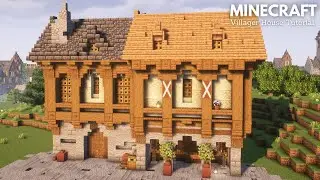 Minecraft: How to build a Medieval Villager House | Minecraft Tutorial