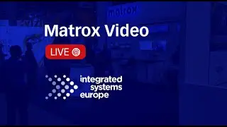 ISE 2023 AVTV: Benefits of standard's based, real time 4K AVoIP for response-sensitive environments