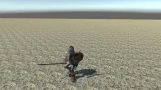 Unity3D Android RPG Animation updates, combat stance loop + equipment testing 03/12/16