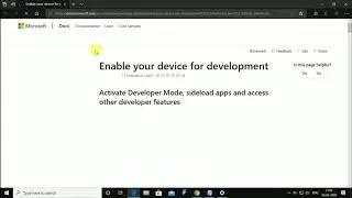 Windows 10 Developer Mode | How to on/start windows 10 developer mode in Laptop/Computer | Windows10
