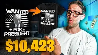 How I Make Top Selling Print On Demand T-Shirt Designs 2023 (No Skill)