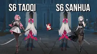 Carlotta with S6 Taoqi vs S6 Sanhua!!! Who’s The Best 4★ Support Character for Carlotta??? WuWa 2.0