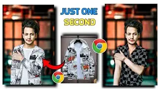 Just One Second Me Chrome Online कैसे करे || Chrome Se kaise Photo Banaye 2024