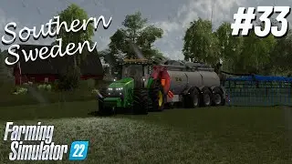 |Singelplayer On Southern Sweden |Slurry| Ep:33| Fs22