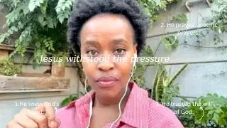 How to handle stress/overwhelmed  like Jesus 3 biblical tips