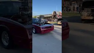 The supercharger whine on this Pro Street Monte Carlo is 👌 