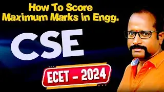 How to score Maximum Marks in Engg ( CSE  ECET - 2024 )