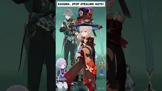 Kazuha, stop stealing hats! | Genshin Impact