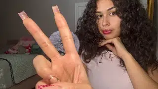 asmr : inaudible counting English + Spanish