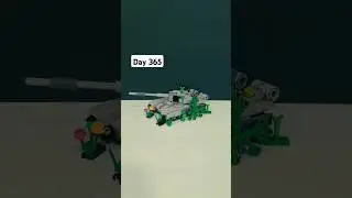 Abandoned LEGO Tank #lego #tank #military #abandoned  #moc #shorts