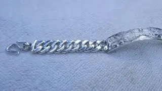 How to make a popular beautiful silver bracelet Production process Handmade #jewelry #jewelrysilver