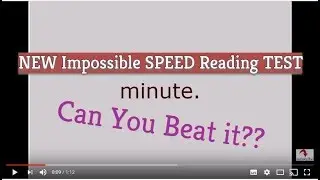 New Speed Reading Test Faster than Ever