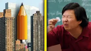 Making TINY ART with a GIANT PENCIL! | Butch Hartman