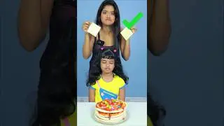 Yes or No? Pizza CAKE Challenge🍕 