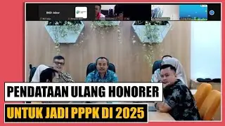 PENDATAAN ULANG HONORER UNTUK DI ANGKAT PPPK DI 2025