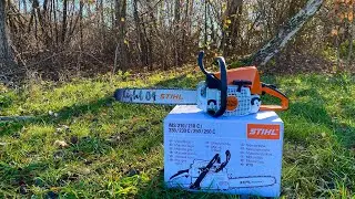 Оновлена бензопила Stihl MS 250‼️Розпаковка і запуск бензопили Stihl❌