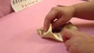 Оригами из ткани цветок  Астра