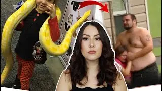 AİLE 2 YAŞINDAKİ KIZLARINI PET PİTONLARINA YEM ETTİ! 🐍