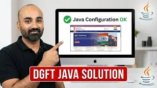 DGFT website java setting - coo.dgft.gov.in Java Error solution